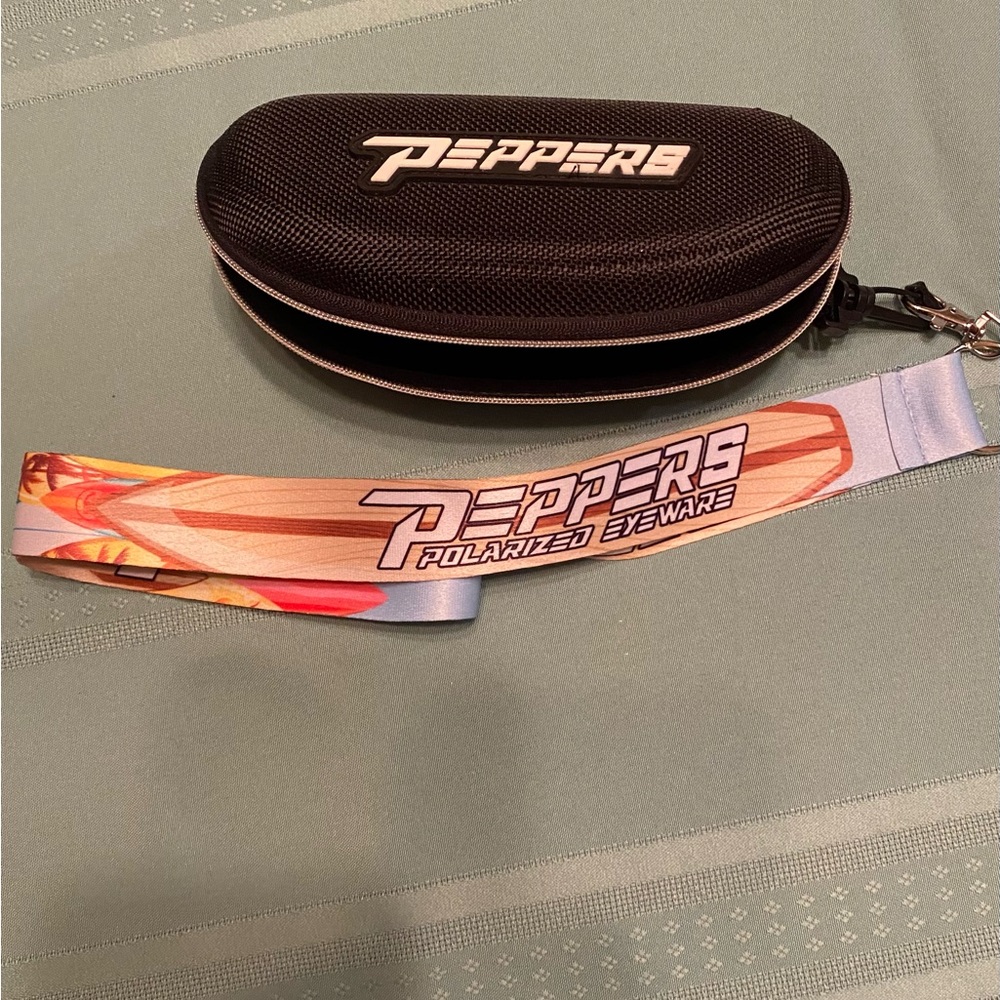 Peppers Polarized Eyewear Case with Strap